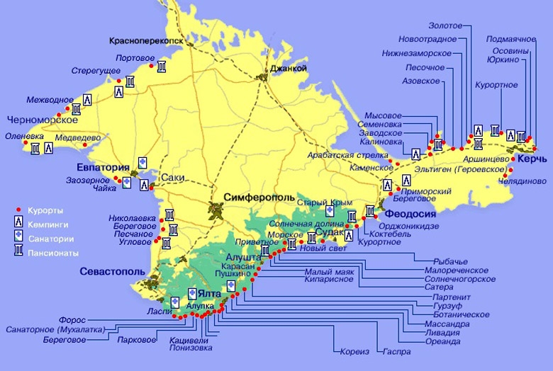 Республика Крым карта фото